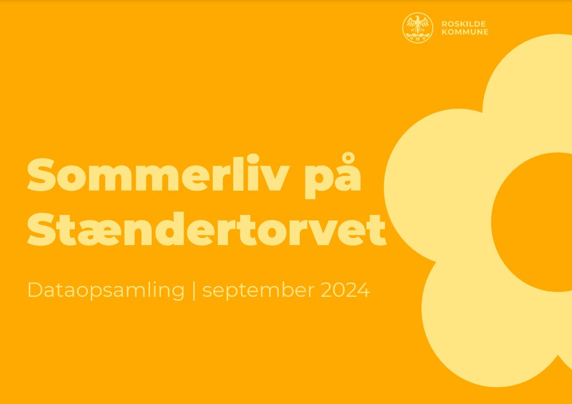 Dataopsamling sommerliv på Stændertorvet 2024