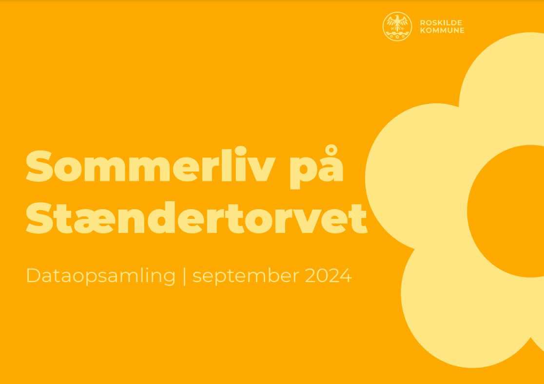 Dataopsamling sommerliv på Stændertorvet 2024