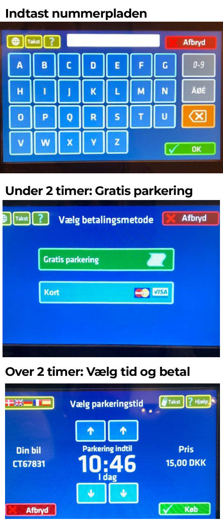 Parkering i Roskildes bymidte