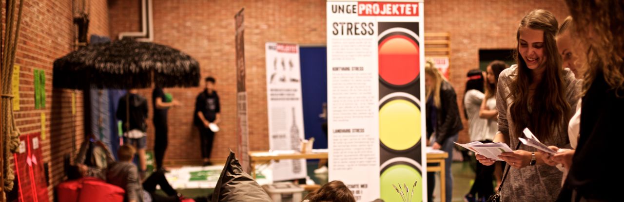 Unge på sundhedseksperimentariet.