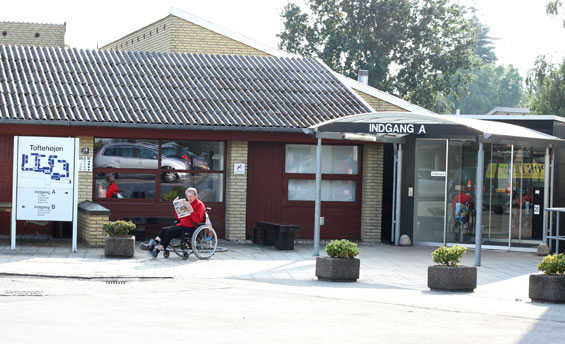 Indgang til Toftehøjen.